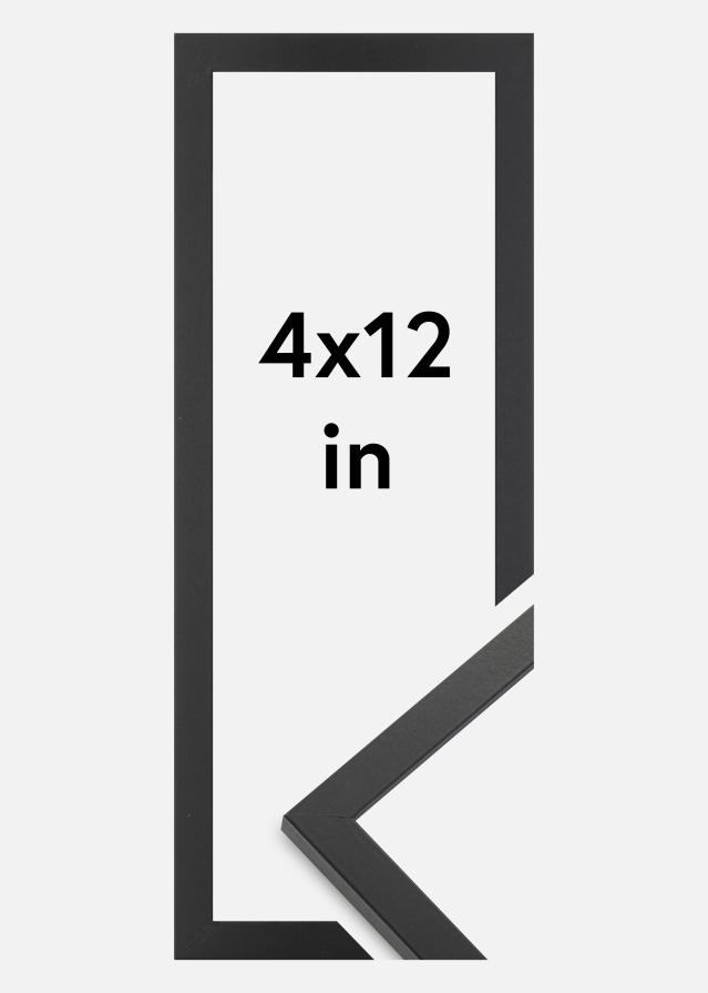Rāmis Trendy Akrila stikls Melns 4x12 inches (10,16x30,5 cm)