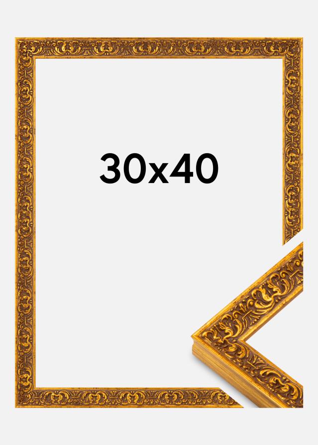 Rāmis Amber Akrila Stikls Zelts 30x40 cm