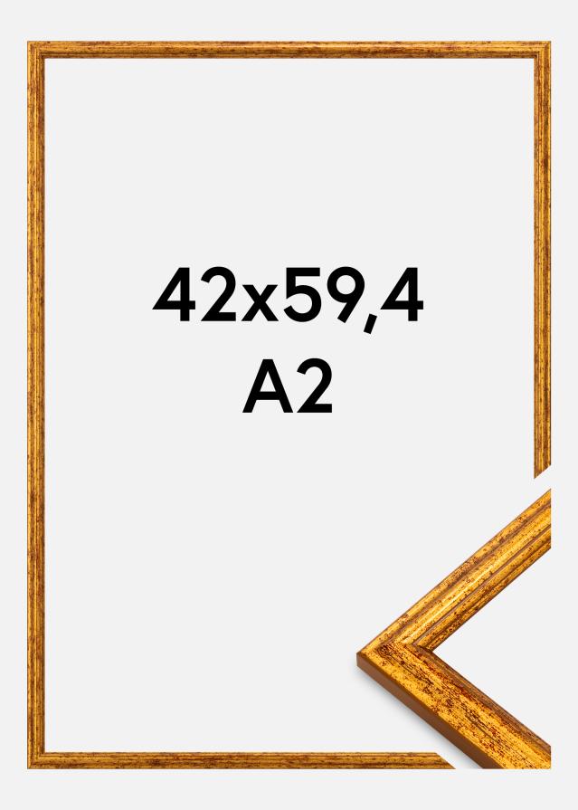 Rāmis Claudia Akrila Stikls Zelts 42x59,4 cm (A2)