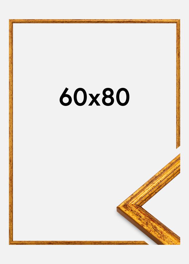 Rāmis Claudia Akrila stikls Zelts 60x80 cm