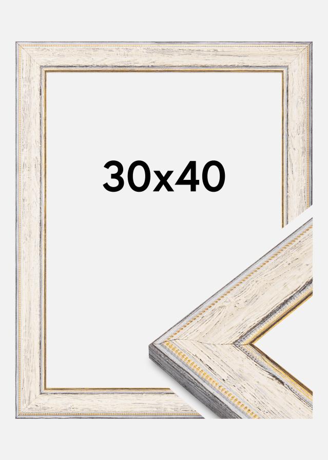 Rāmis Fabriano Akrila Stikls Balts 30x40 cm