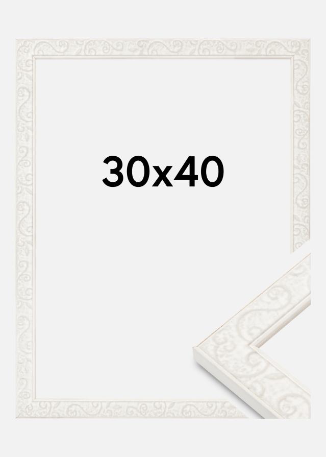 Rāmis Milton Akrila stikls Balts 30x40 cm