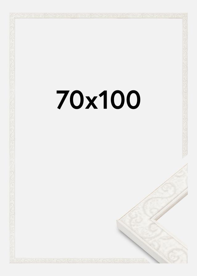 Rāmis Milton Akrylskapis Balts 70x100 cm