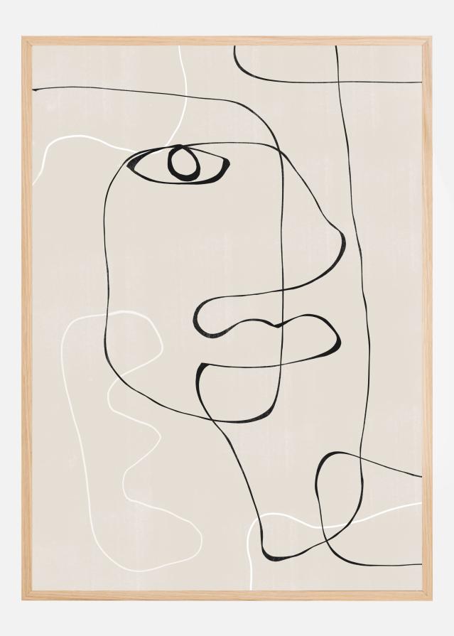 Abstract Face No1. Plakāts