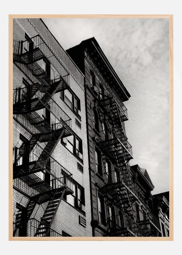 New York City Fire Escapes 05 Plakāts