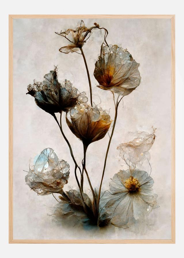 Crystal Flowers Plakāts