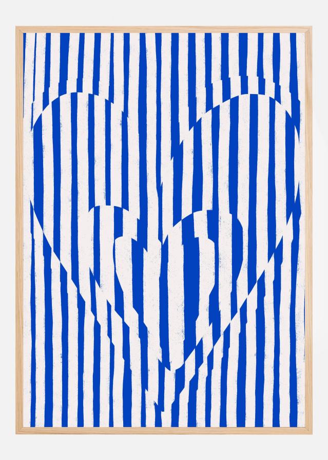 Hearts (Blue Version) Plakāts