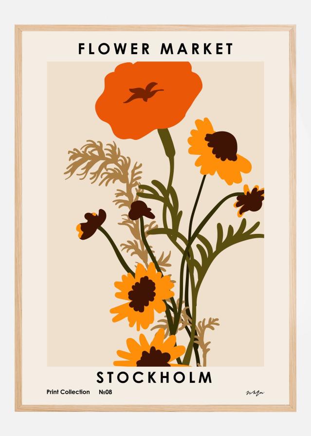 Flower Market. Stockholm Plakāts