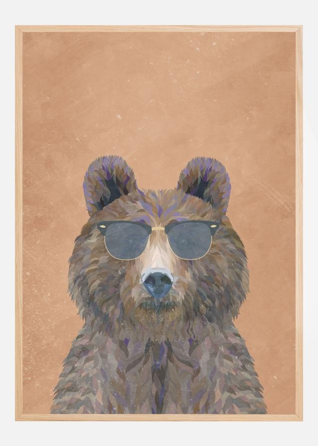 Cool Bear Portrait Plakāts