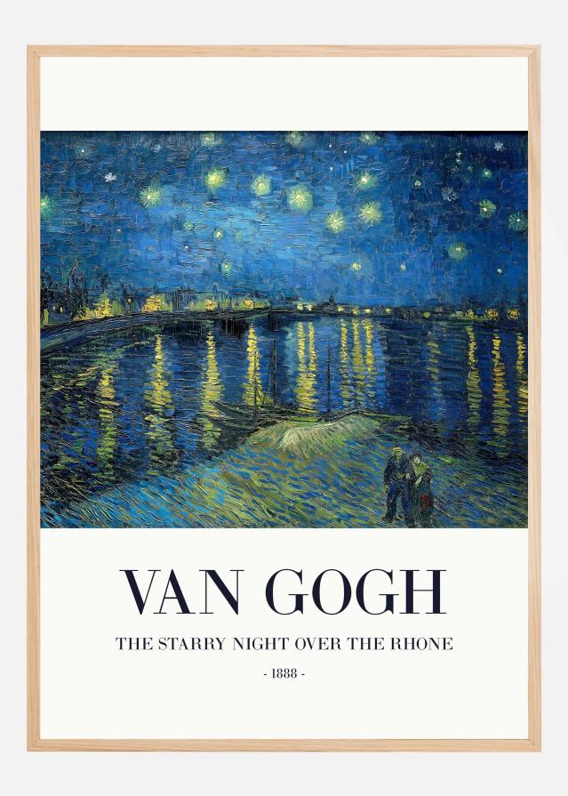 The Starry Night Over The Rhone Plakāts