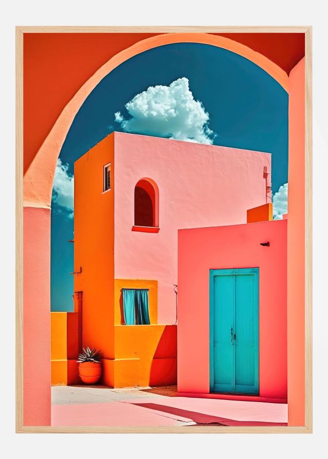 The Pink Village Plakāts