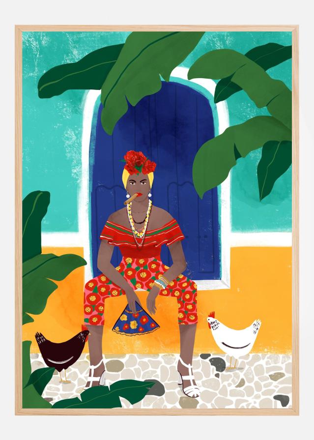 Femm au cigare Plakāts