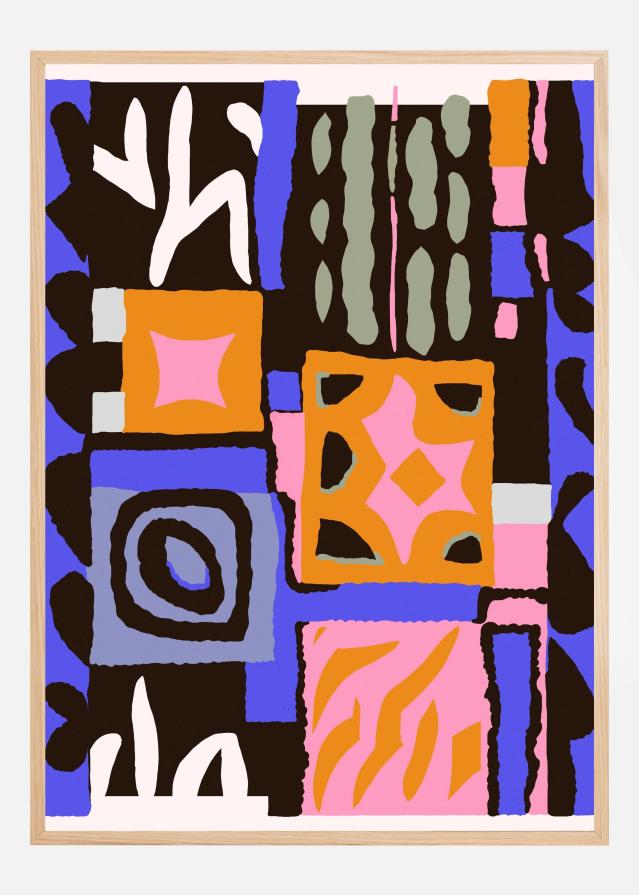 Purple Peru Pattern Plakāts