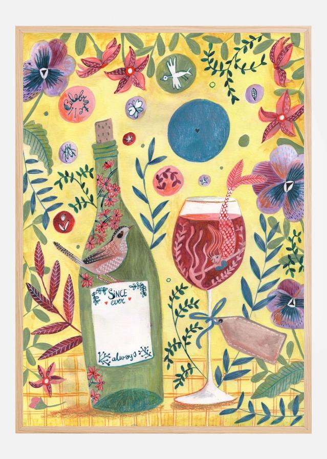 Mermaid Wine Plakāts