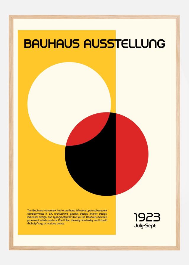 Bauhaus Ausstellung Plakāts