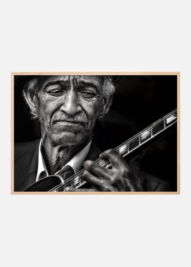 the guitarist Plakāts