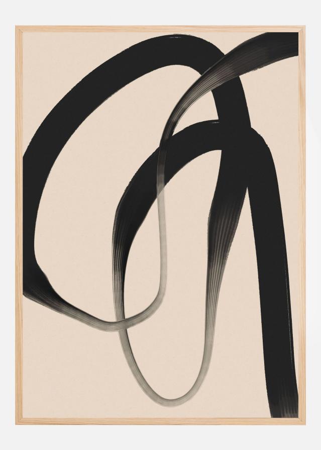 Black Strokes No 24 Plakāts