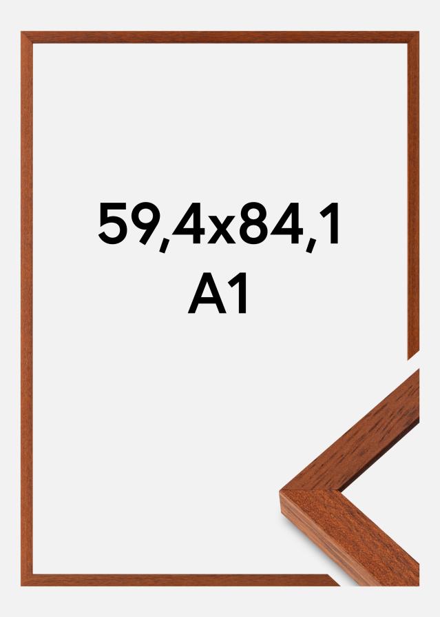 Rāmis Hermes Akrila stikls ķiršu koksne 59,4x84,1 cm (A1)