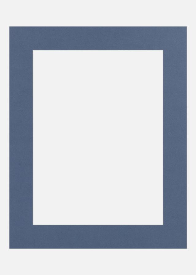 Paspartū Blue Iris (Balts Kodols) 40x40 cm (29x29)