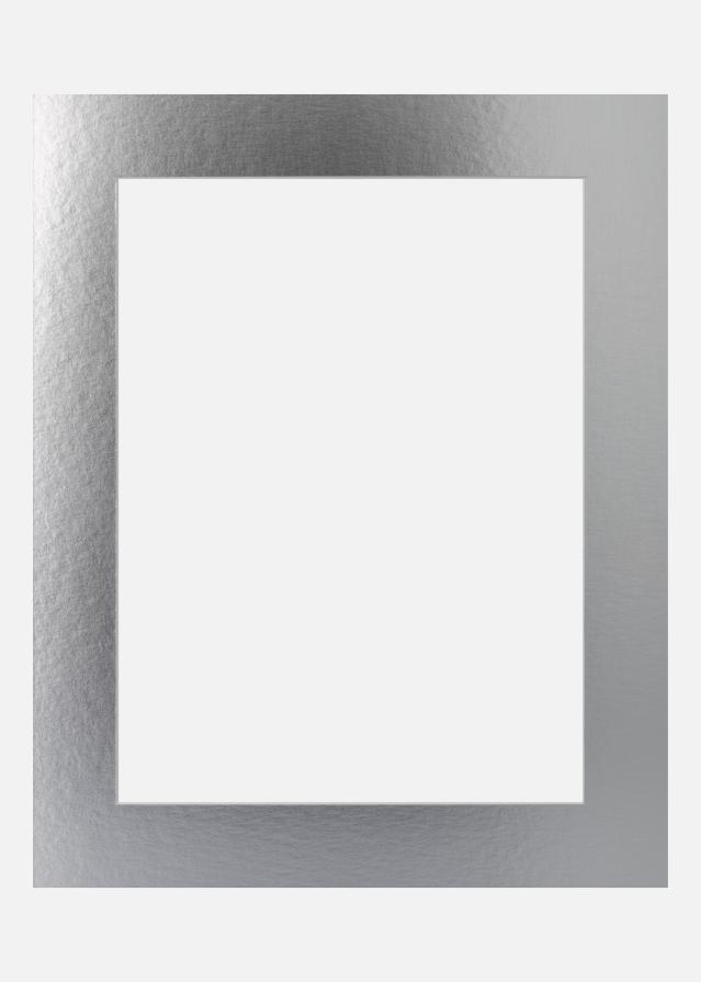 Paspartū Silver Metal (Balts Kodols) 50x50 cm (39x39)