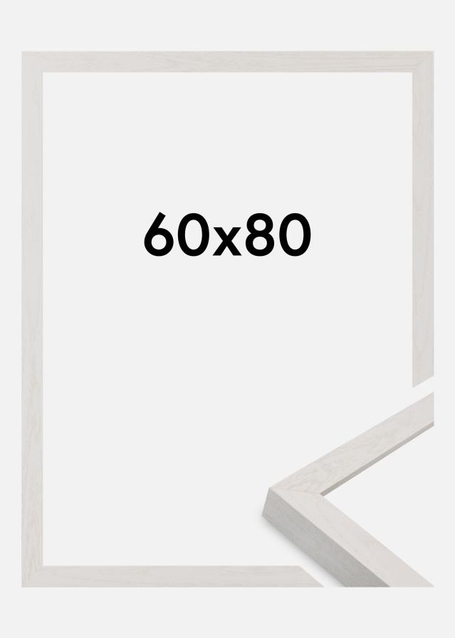 Rāmis Wells Akrila stikls Balts 60x80 cm