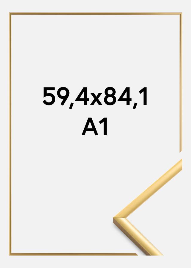 Rāmis New Lifestyle Akrila stikls Spīdīgs Zelts 59,4x84,1 cm (A1)