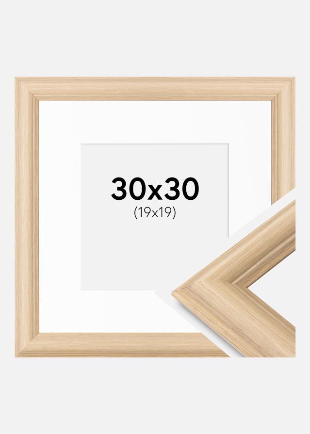 Rāmis Västkusten Ozols 30x30 cm - Paspartū Balts 20x20 cm