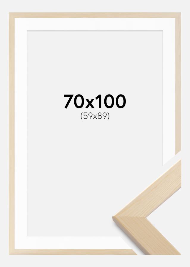 Rāmis Trendline Daba 70x100 cm - Paspartu Balts 60x90 cm