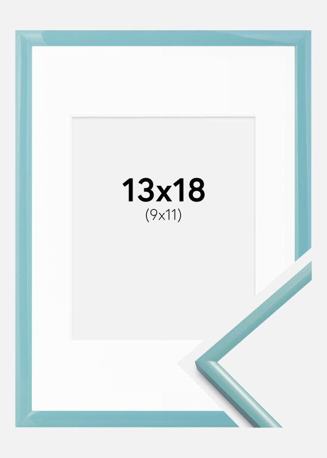 Rāmis New Lifestyle Tirkīzs 13x18 cm - Paspartu Balts 10x12 cm