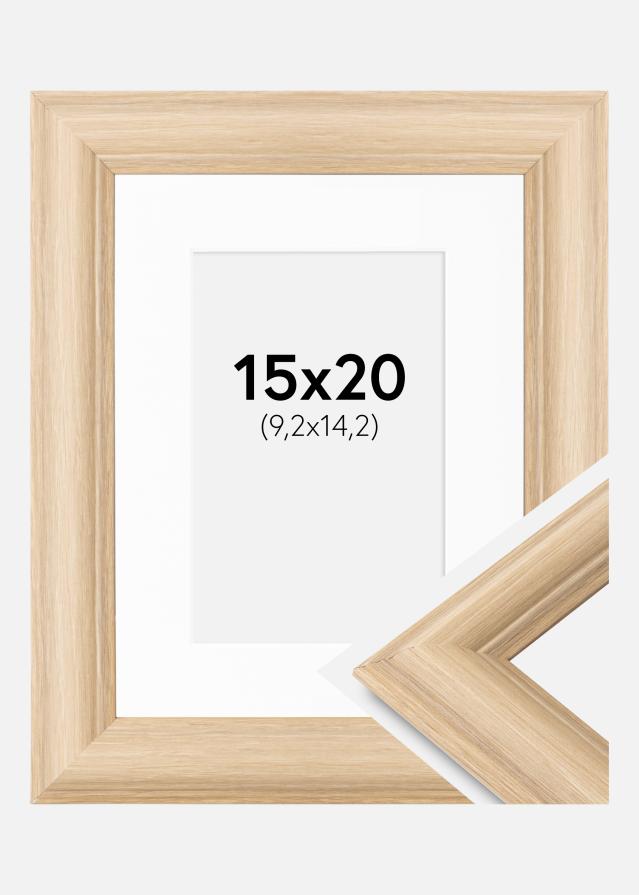Rāmis Västkusten Ozols 15x20 cm - Paspartū Balts 4x6 inches