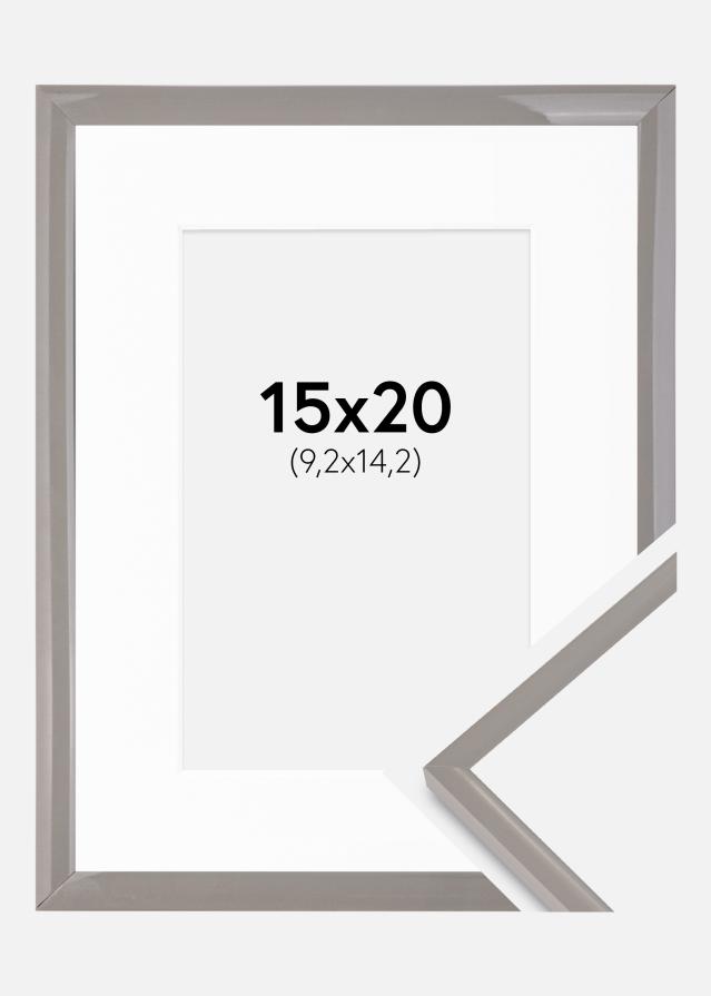 Rāmis New Lifestyle Zemes pelēks 15x20 cm - Paspartu Balts 4x6 Inches