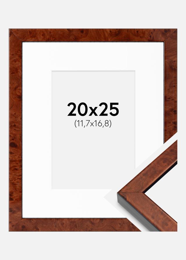 Rāmis Hermes Valrieksts 20x25 cm - Paspartu Balts 5x7 Inches