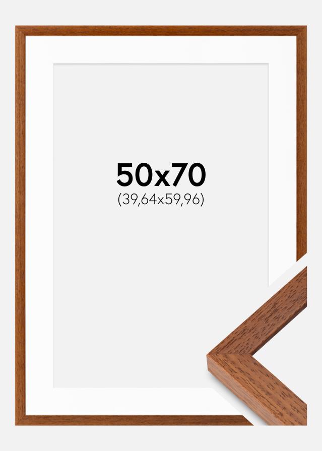 Rāmis Hermes Grāmata 50x70 cm - Paspartu Balts 16x24 Inches