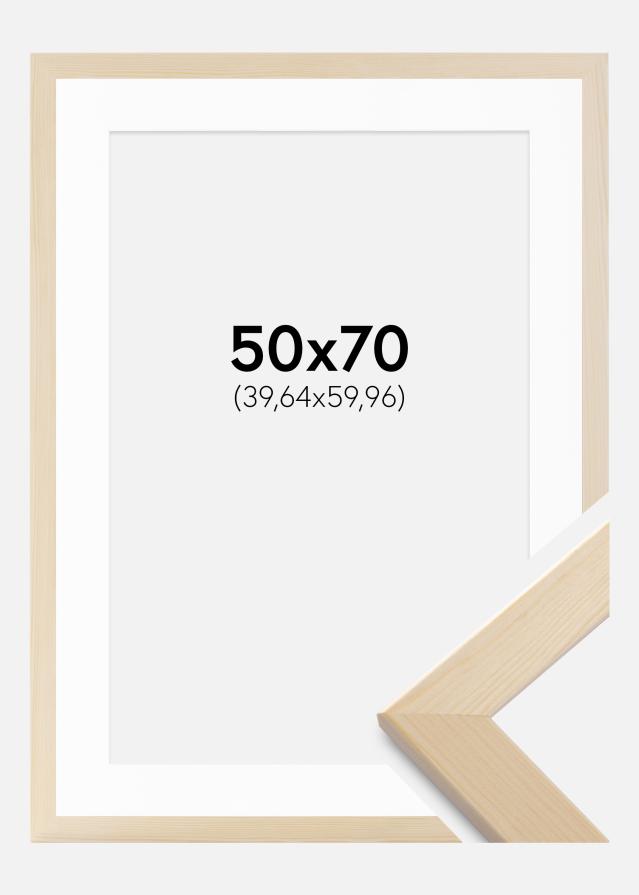 Rāmis Trendline Daba 50x70 cm  - Paspartu Balts 16x24  inches