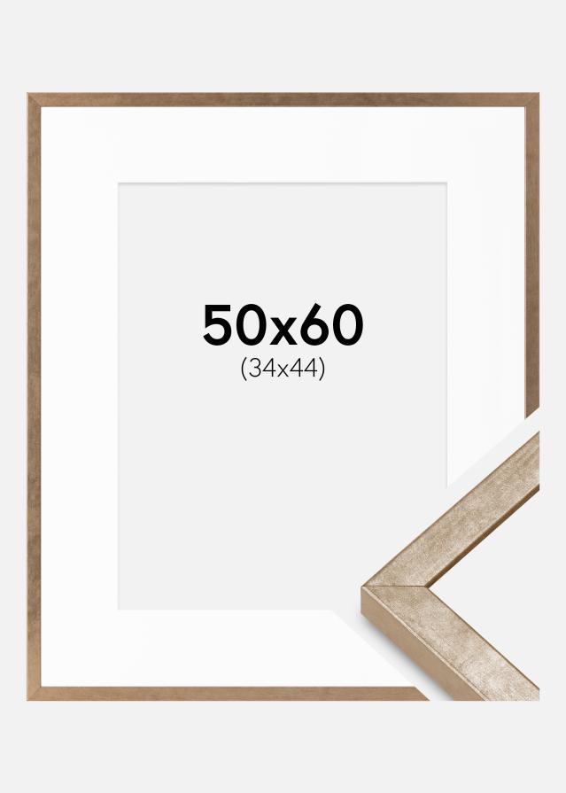 Rāmis Ares Misiņš 50x60 cm - paspartu Balts 35x45 cm