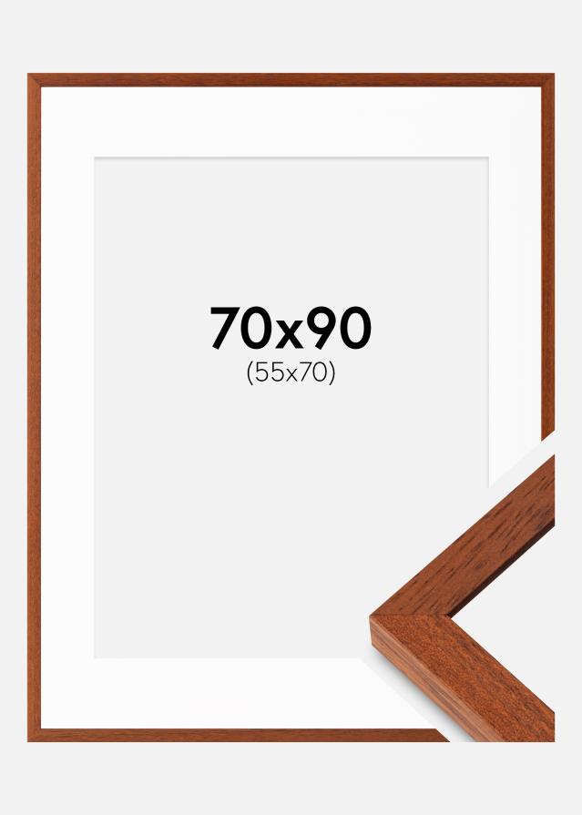 Rāmis Hermes Ķirsis 70x90 cm - Paspartu Balts 56x71 cm