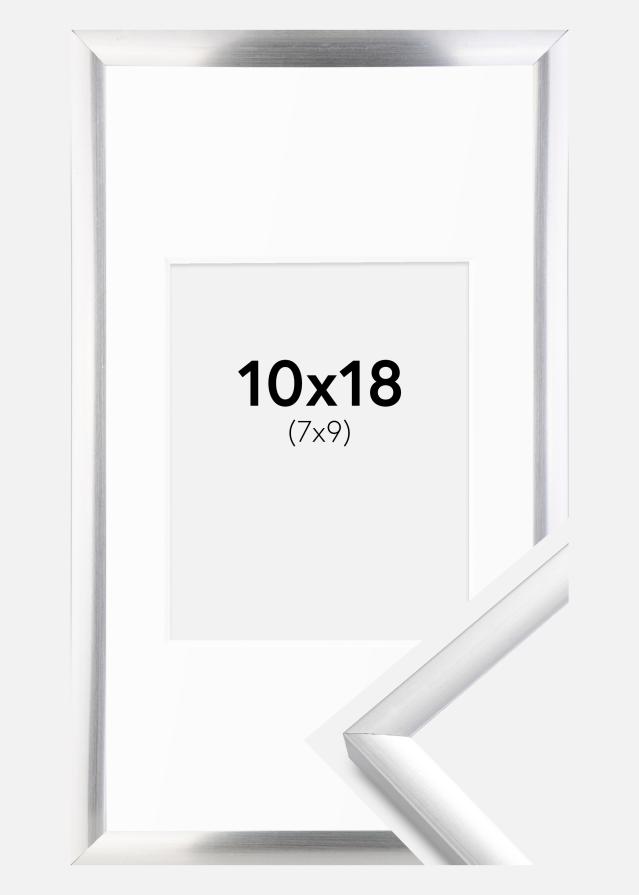 Rāmis New Lifestyle Sudrabs 10x18 cm - Paspartu Balts 8x10 cm