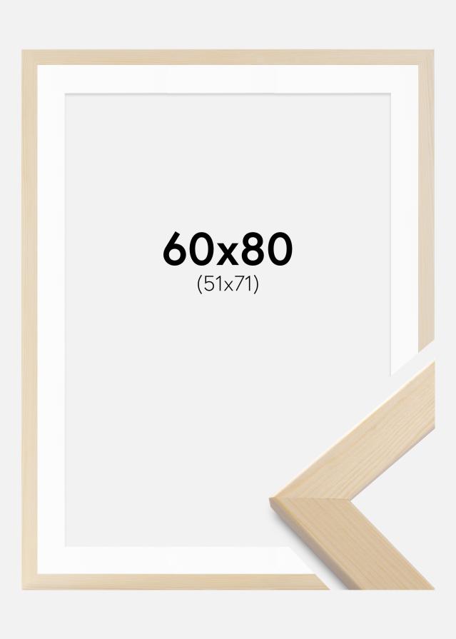 Rāmis Trendline Daba 60x80 cm - Paspartu Balts 52x72 cm