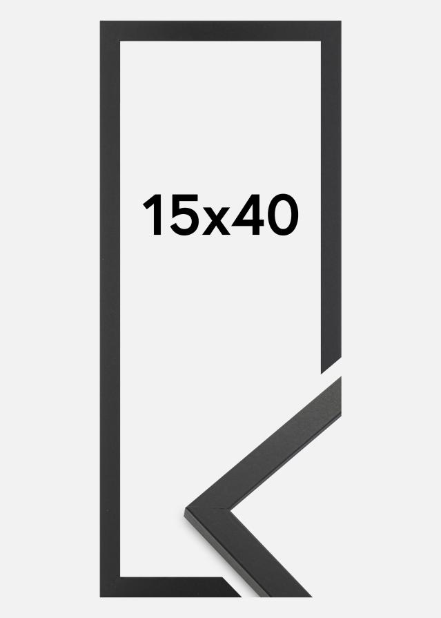 Rāmis Trendy Akrila stikls Melns 15x40 cm