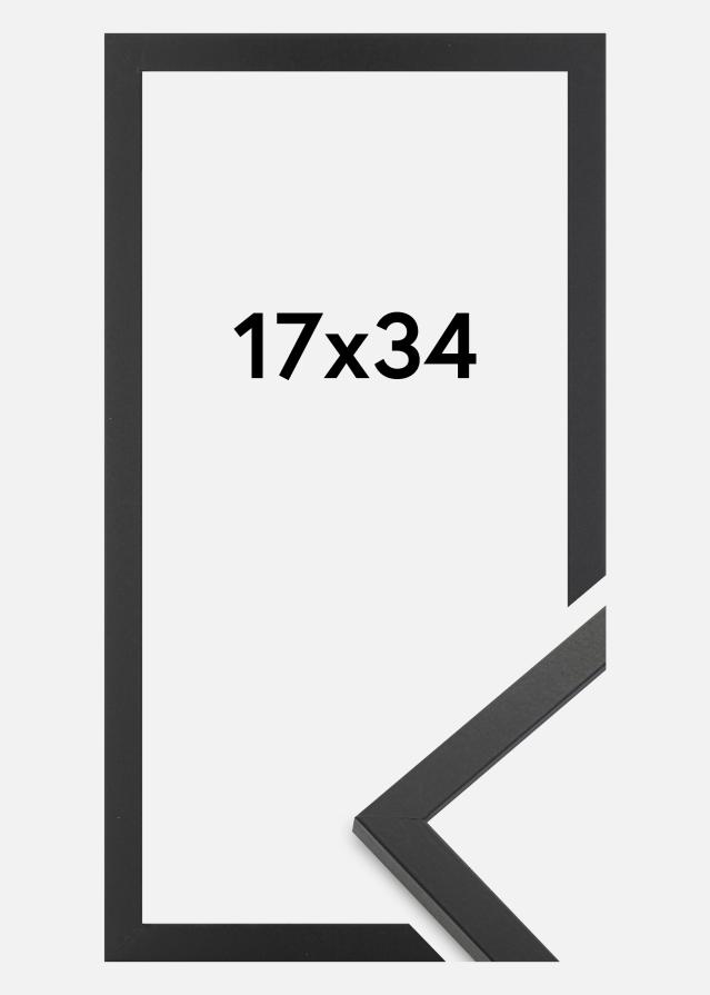 Rāmis Trendy Akrila stikls Melns 17x34 cm