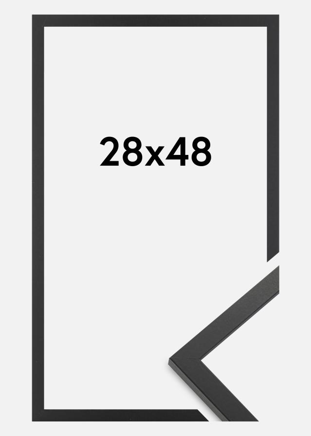 Rāmis Trendy Akrila stikls Melns 28x48 cm