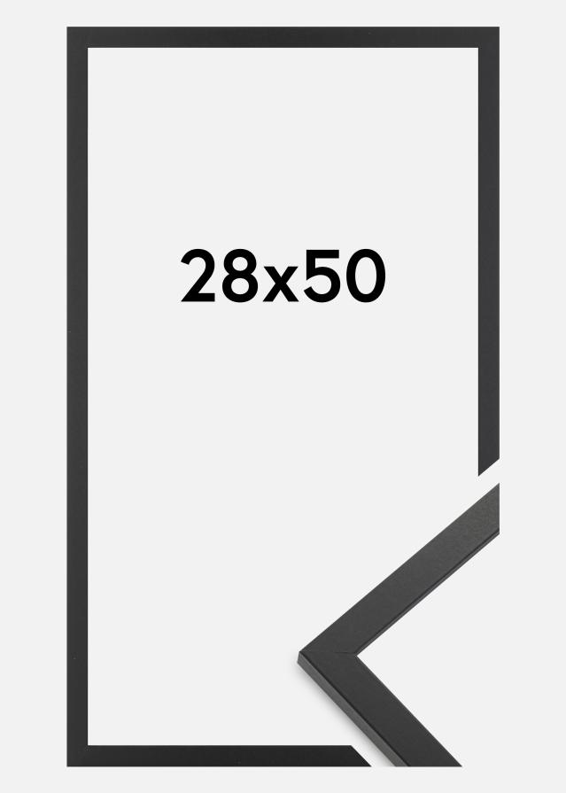 Rāmis Trendy Akrila stikls Melns 28x50 cm