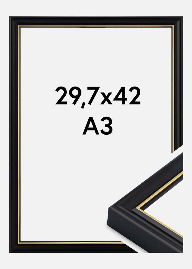 Rāmis Canterbury Akrila stikls Melns 29.7x42 cm (A3)