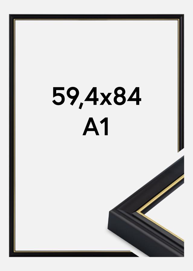 Rāmis Canterbury Akrila stikls Melns 59,4x84,1 cm (A1)