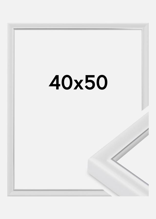 Rāmis Canterbury Akrila stikls Balts 40x50 cm