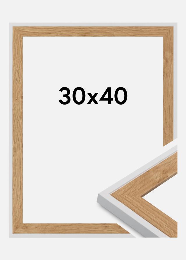 Rāmis Clearline Akrila stikls Balts 30x40 cm