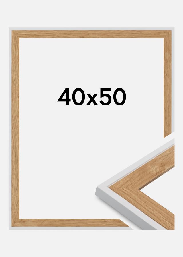 Rāmis Clearline Akrila stikls Balts 40x50 cm