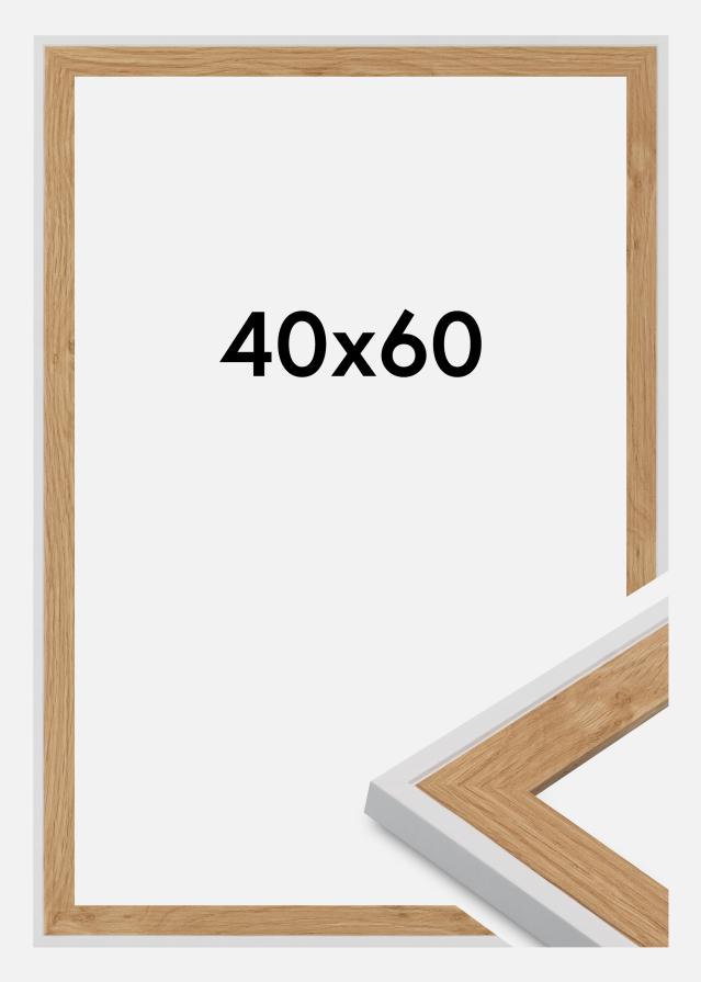 Rāmis Clearline Akrila stikls Balts 40x60 cm