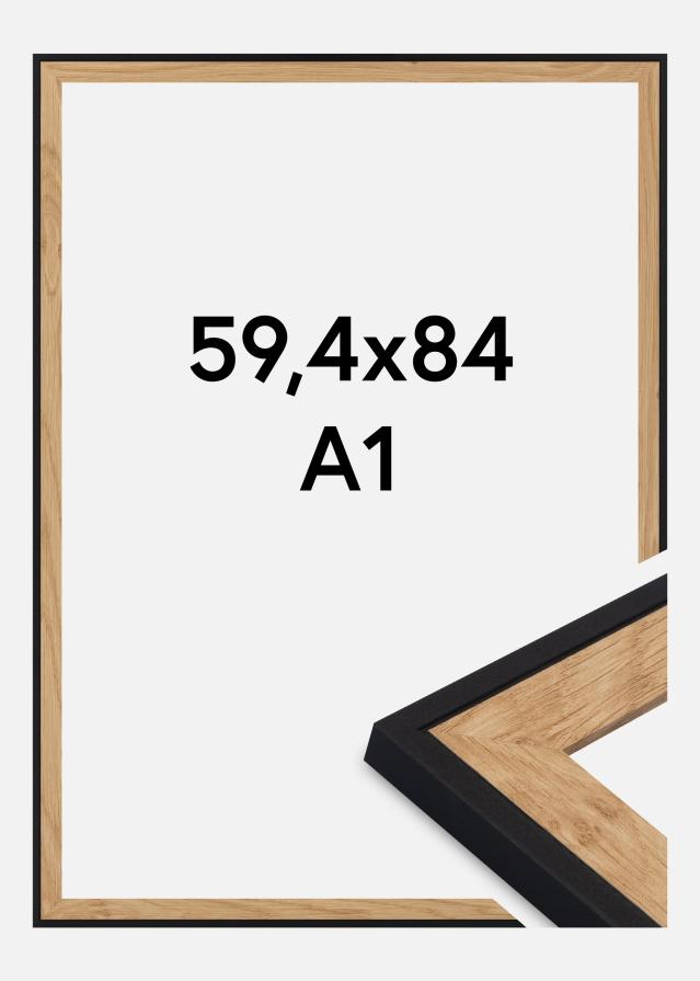 Rāmis Iris Akrila stikls Melns 59.4x84 cm (A1)