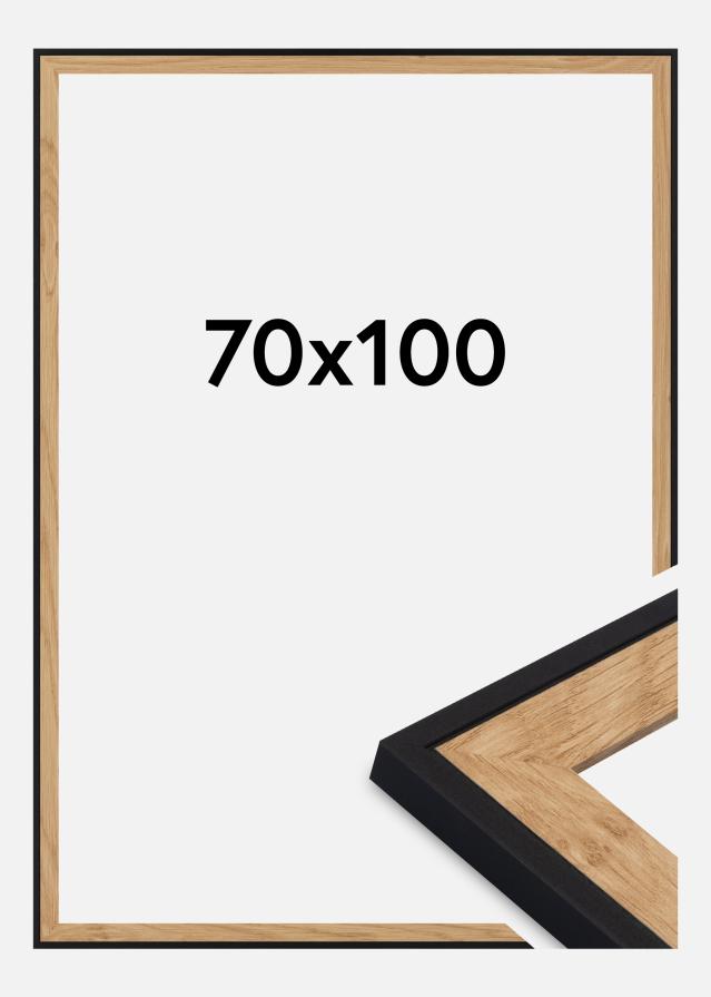 Rāmis Iris Akrila stikls Melns 70x100 cm